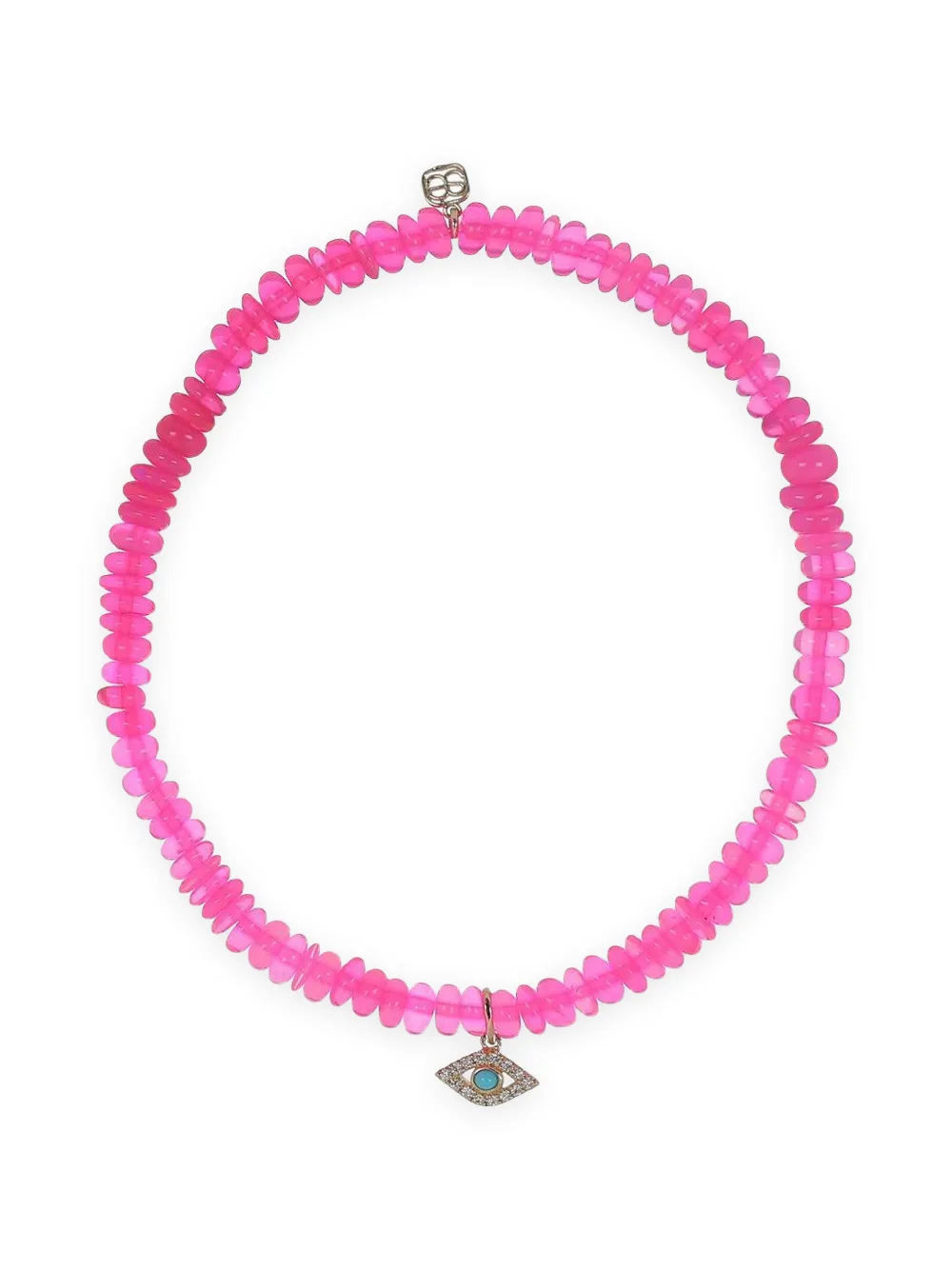 Sydney Evan Evil Eye Armband mit Opal und Türkis - Rosa