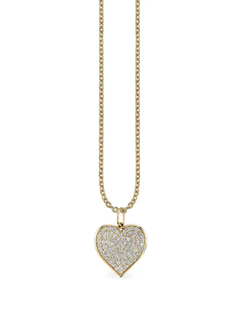 Sydney Evan collar con dije de corazón y diamante