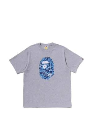 A BATHING APE® Shark カモフラージュ Tシャツ | ブルー | FARFETCH JP