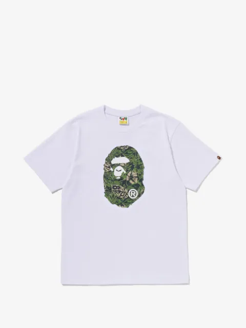 A BATHING APE® t-shirt Ape Head à fleurs