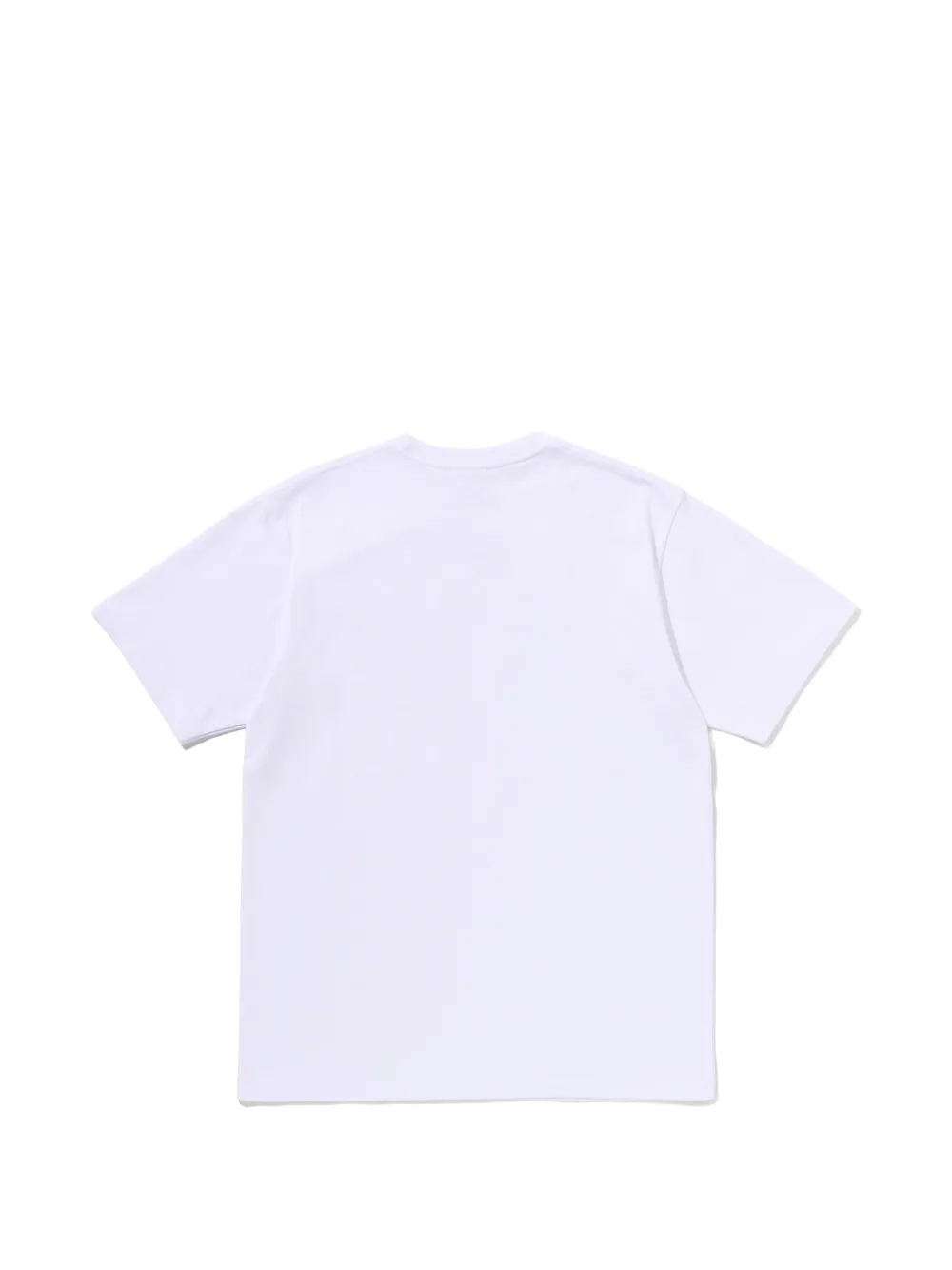 A BATHING APE Head T-shirt met bloemenprint Wit