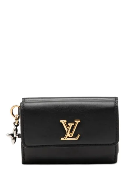 Louis Vuitton Pre-Owned 2021-2026 Mini Calfskin LV Bloom Trifold Wallet small wallets