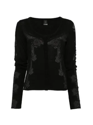 バレンティノ　レーストップ Valentino Garavani レース トップ | ブラック | FARFETCH JP