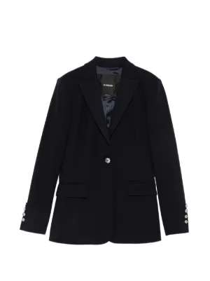 Maje ストライプ シングルジャケット | ブルー | FARFETCH JP