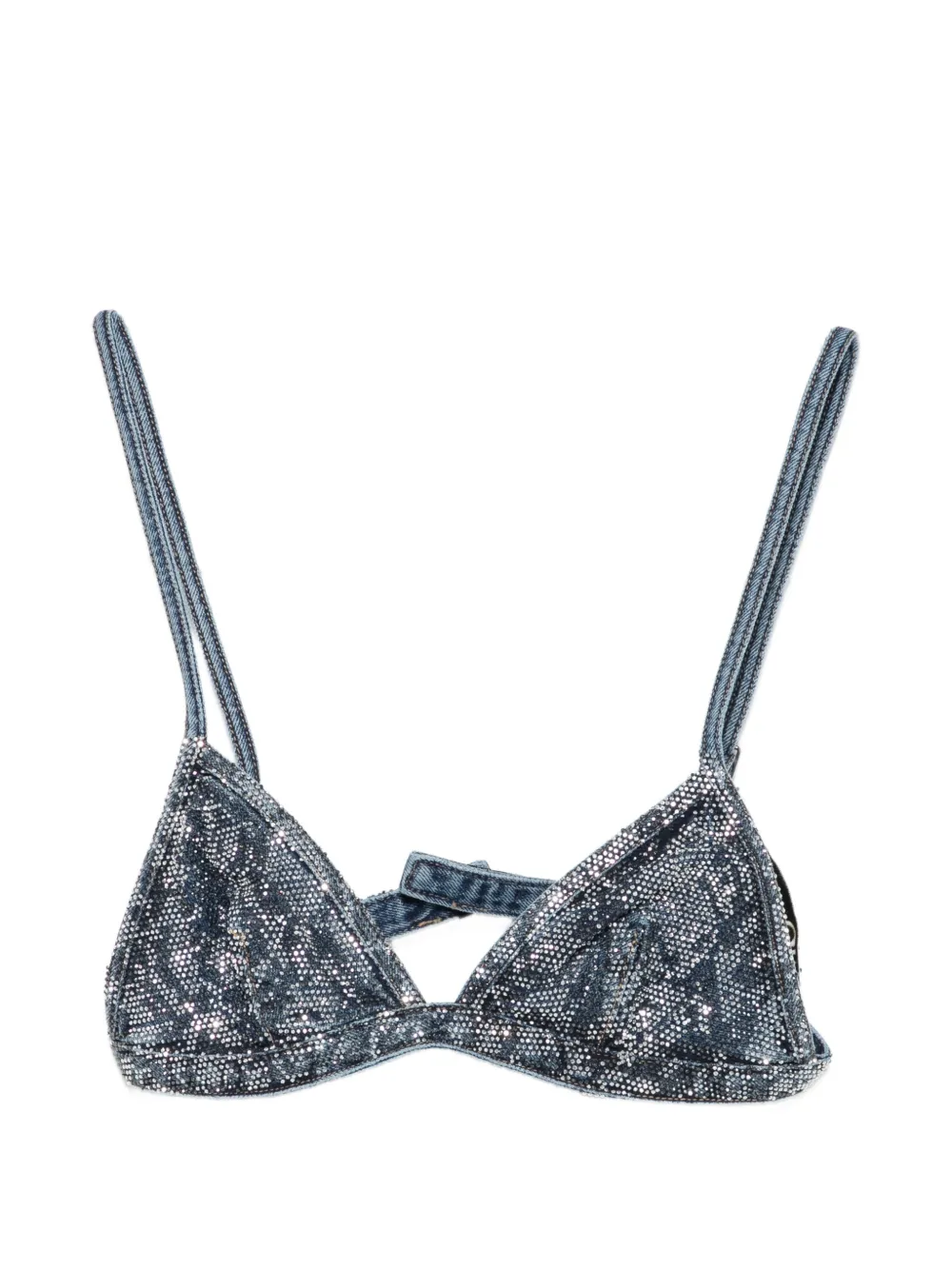 LIU JO x Elodie cotton top - Blu