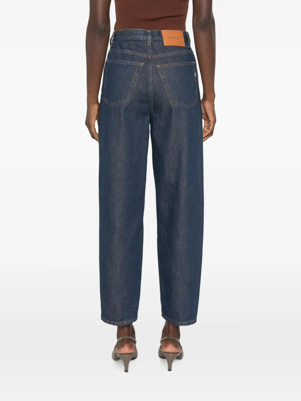DONDUP Jeans met riemlussen en zak Blauw