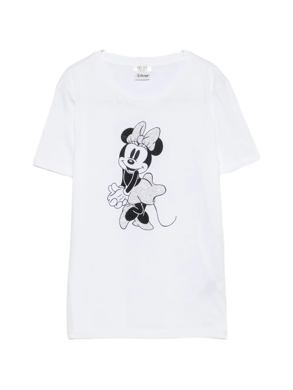 LIU JO x Disney rhinestone-embellished T-shirt - Weiß