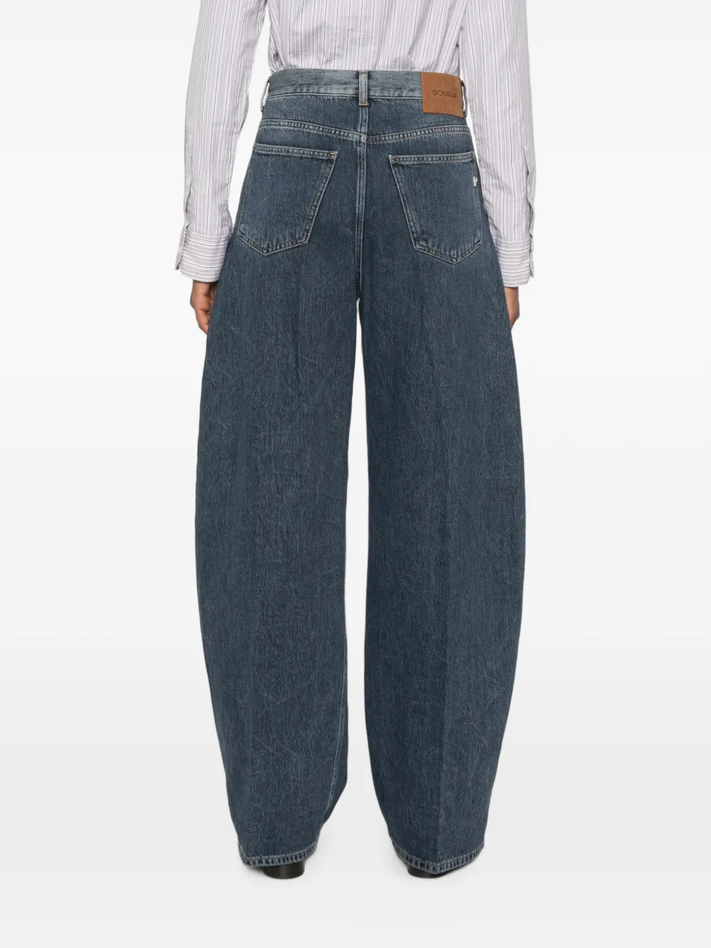 DONDUP Alek jeans met wijde pijpen Blauw