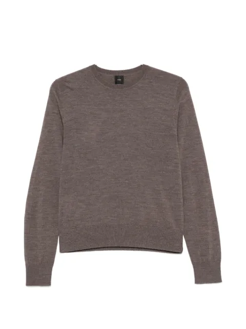PINKO Lourdes crew-neck ribbed-trim sweater