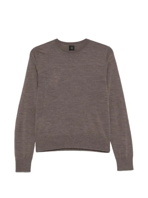 PINKO Lourdes crew-neck ribbed-trim sweater
