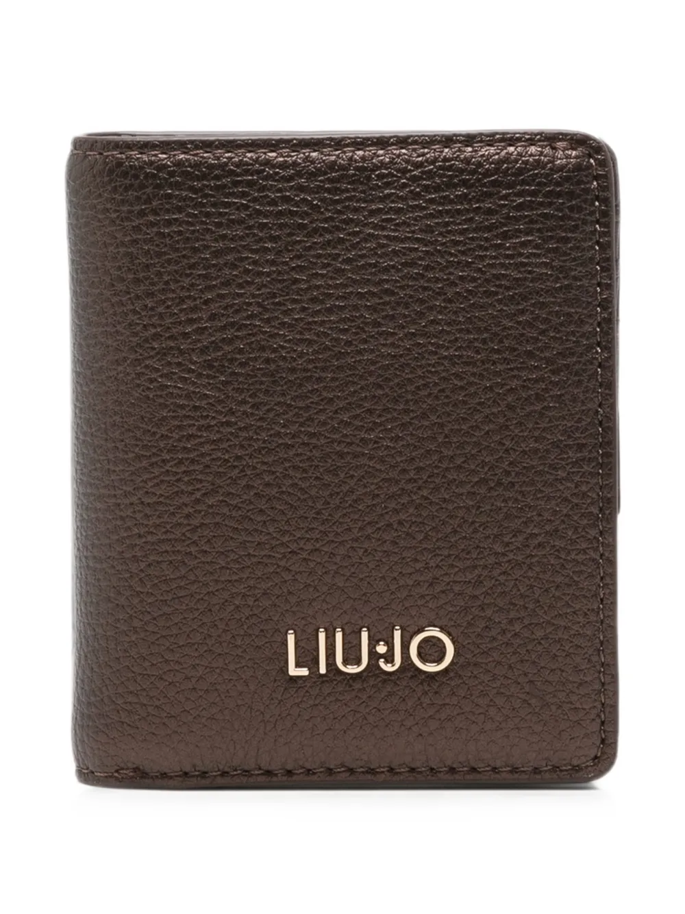 LIU JO logo-plaque wallet - Marrone