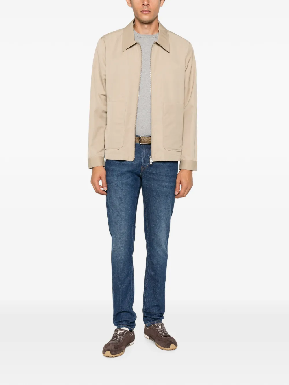 DONDUP Jeans met whisker-effect Blauw