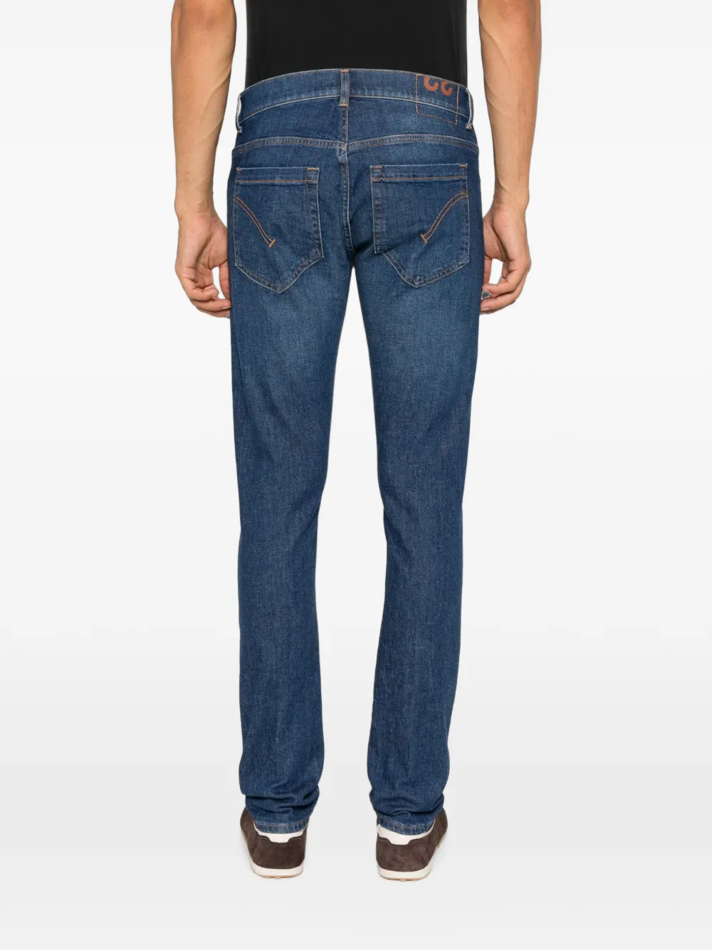 DONDUP Jeans met whisker-effect Blauw