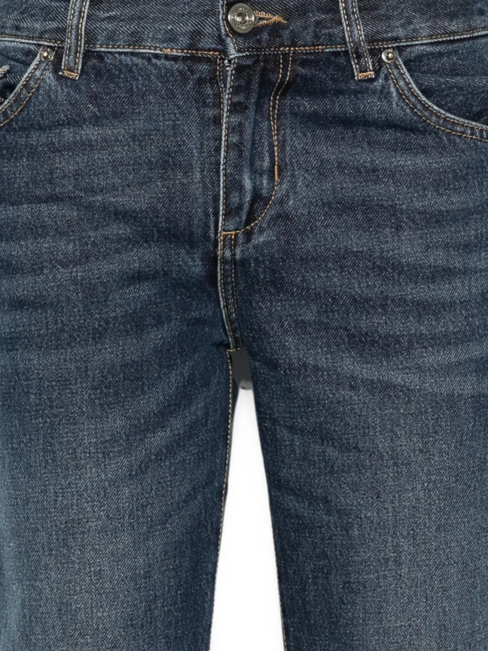 LIU JO x Elodie whisker jeans met ruches Blauw