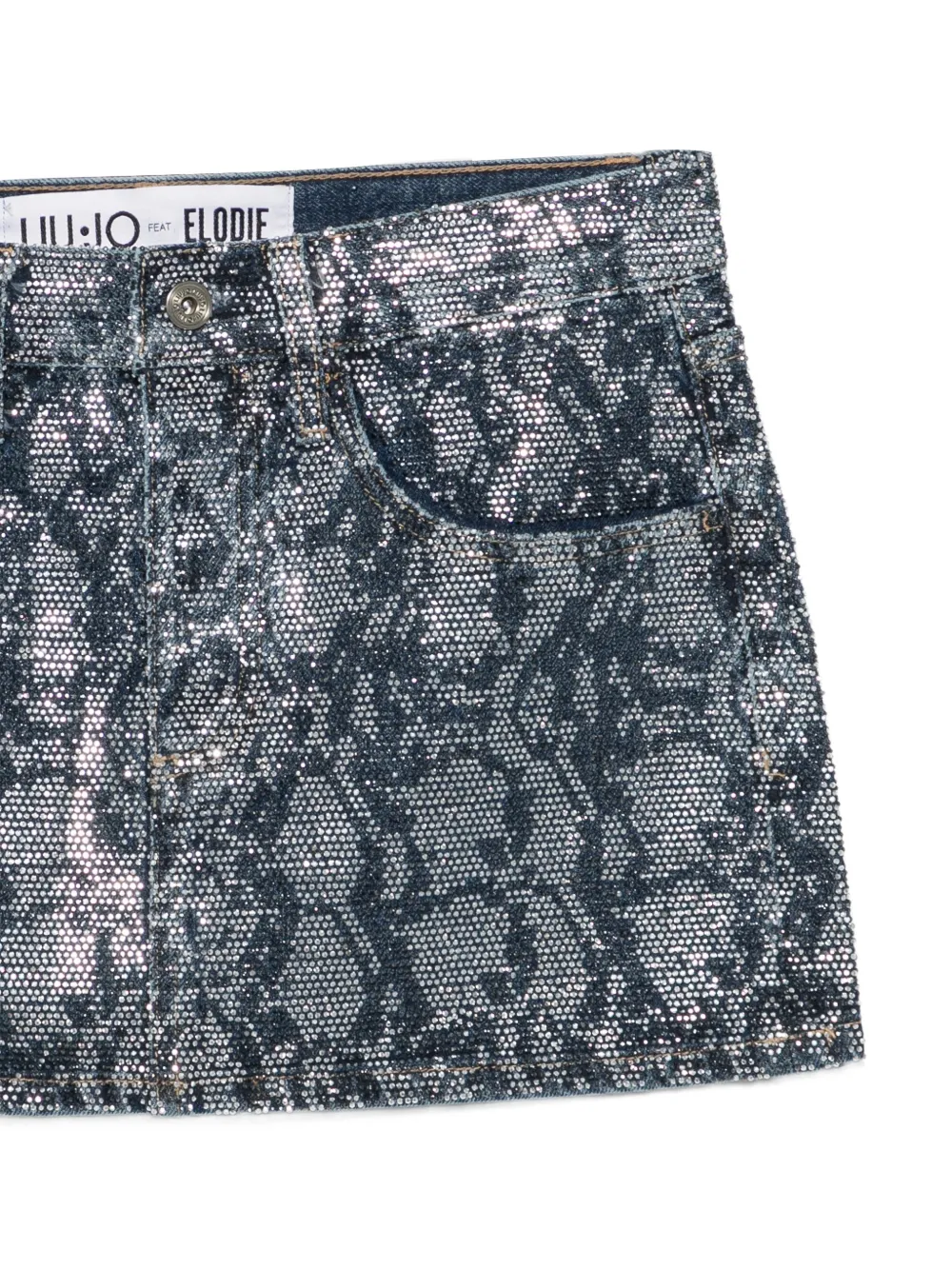 LIU JO x Elodie katoenen mini-rok Blauw