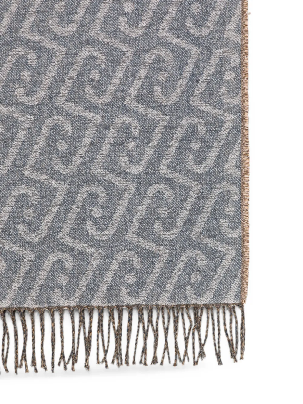LIU JO Sjaal met monogram-print Blauw