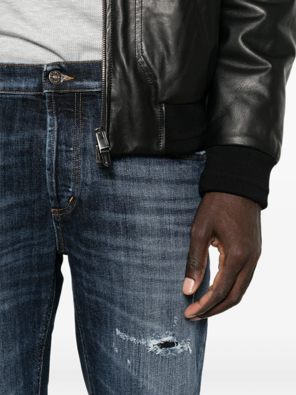 DONDUP Jeans met vervaagd effect Blauw