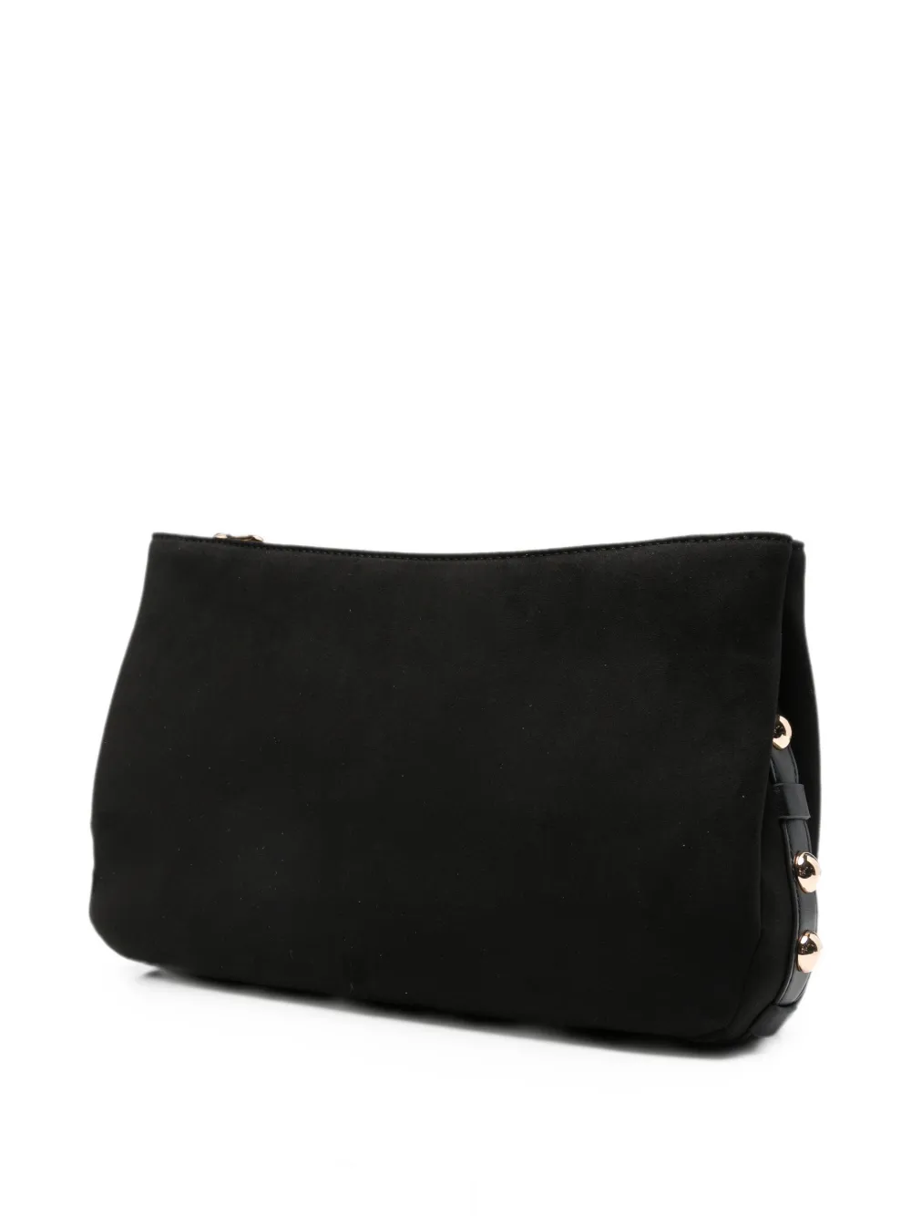 LIU JO Clutch met logo-reliëf Zwart
