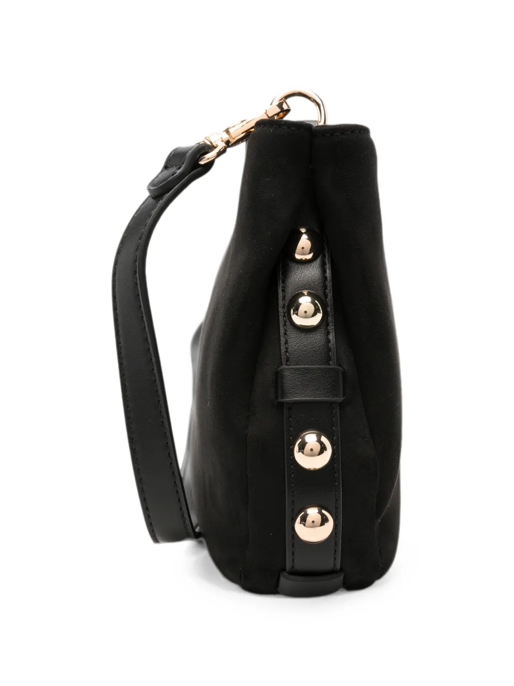 LIU JO Clutch met logo-reliëf Zwart