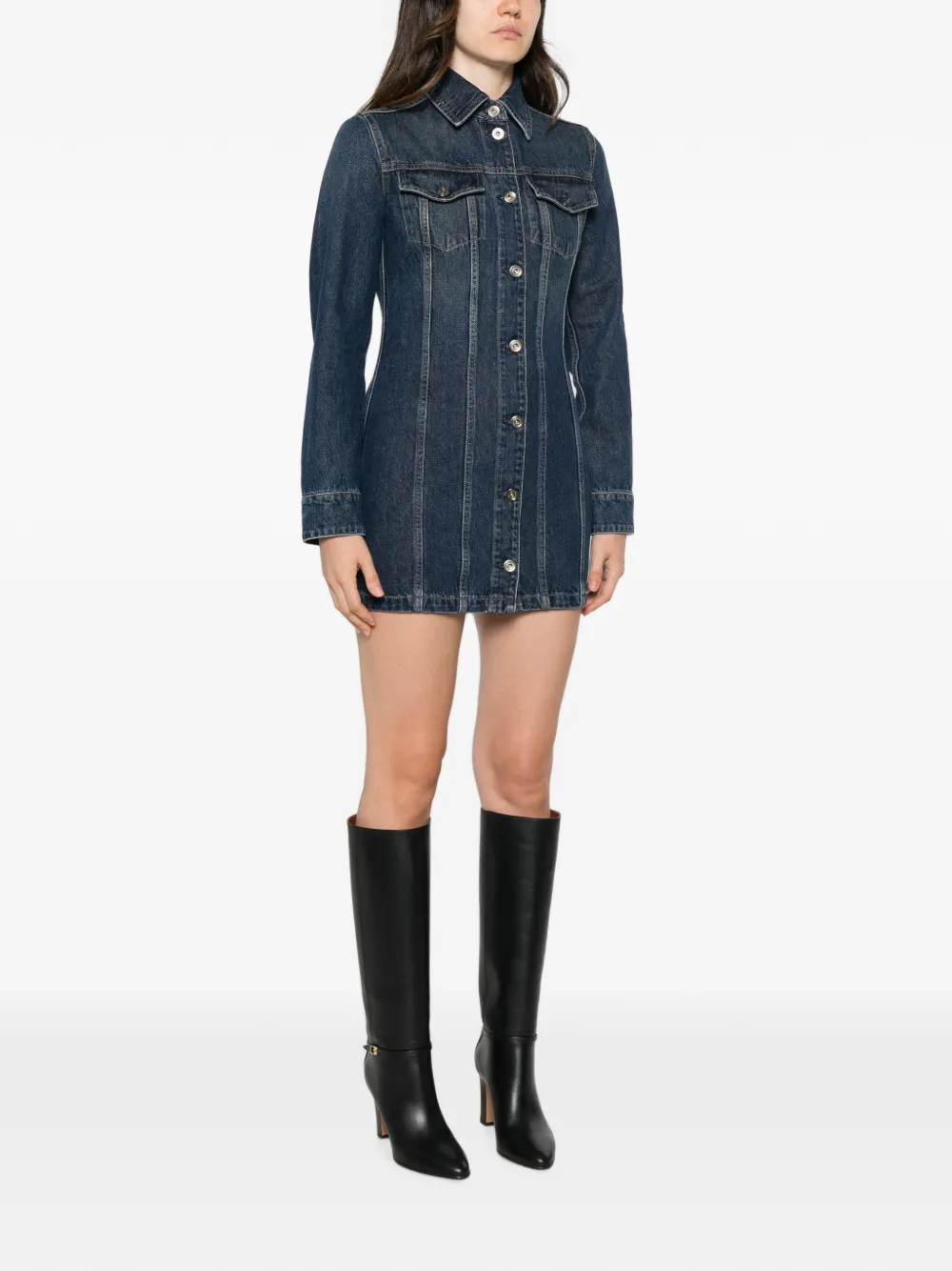 LIU JO Denim mini-jurk Blauw