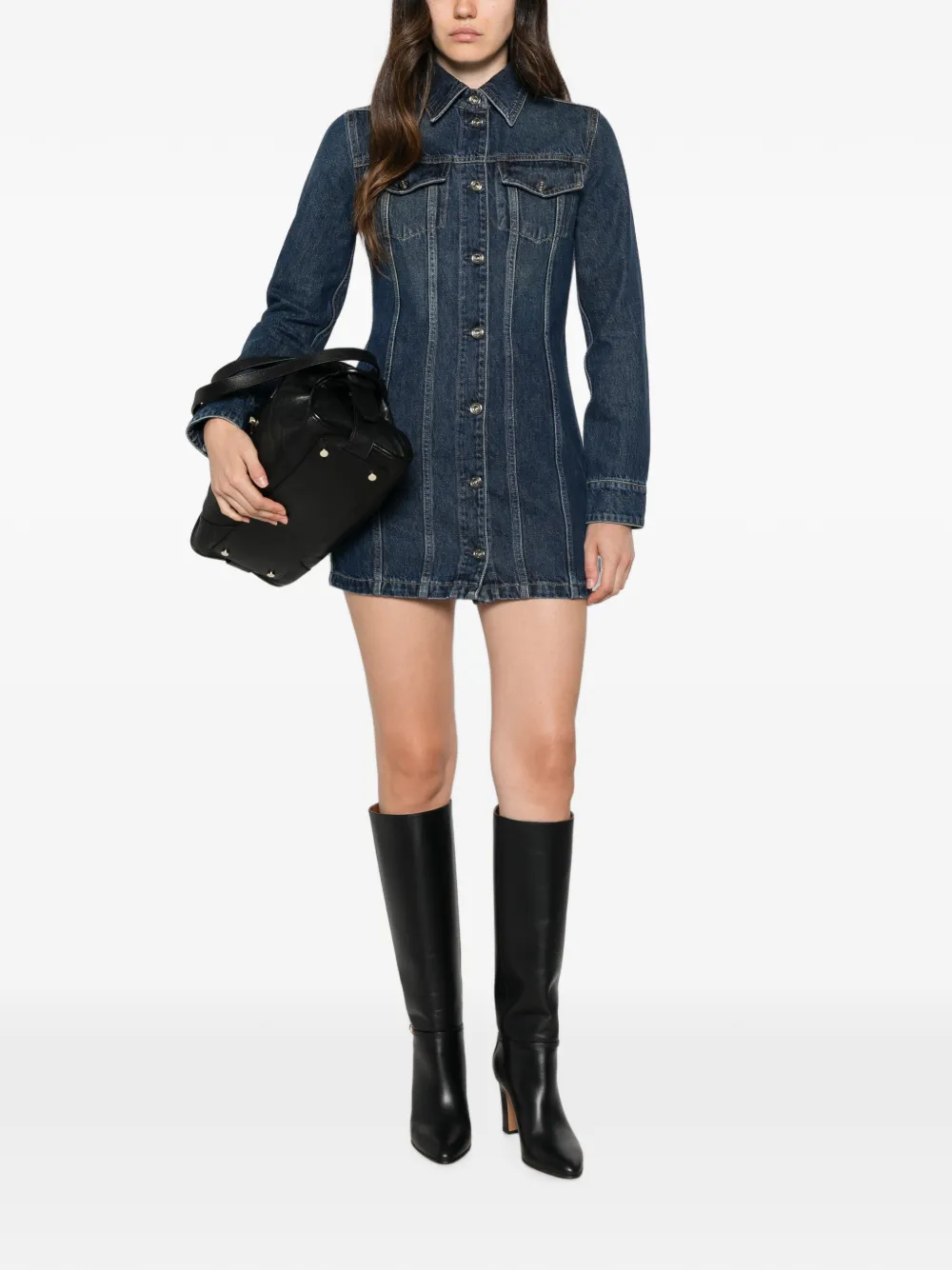 LIU JO Denim mini-jurk Blauw
