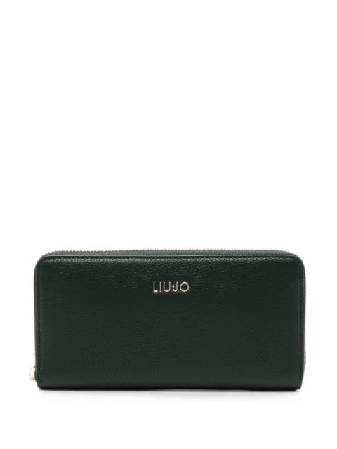 LIU JO logo-plaque zip-around wallet