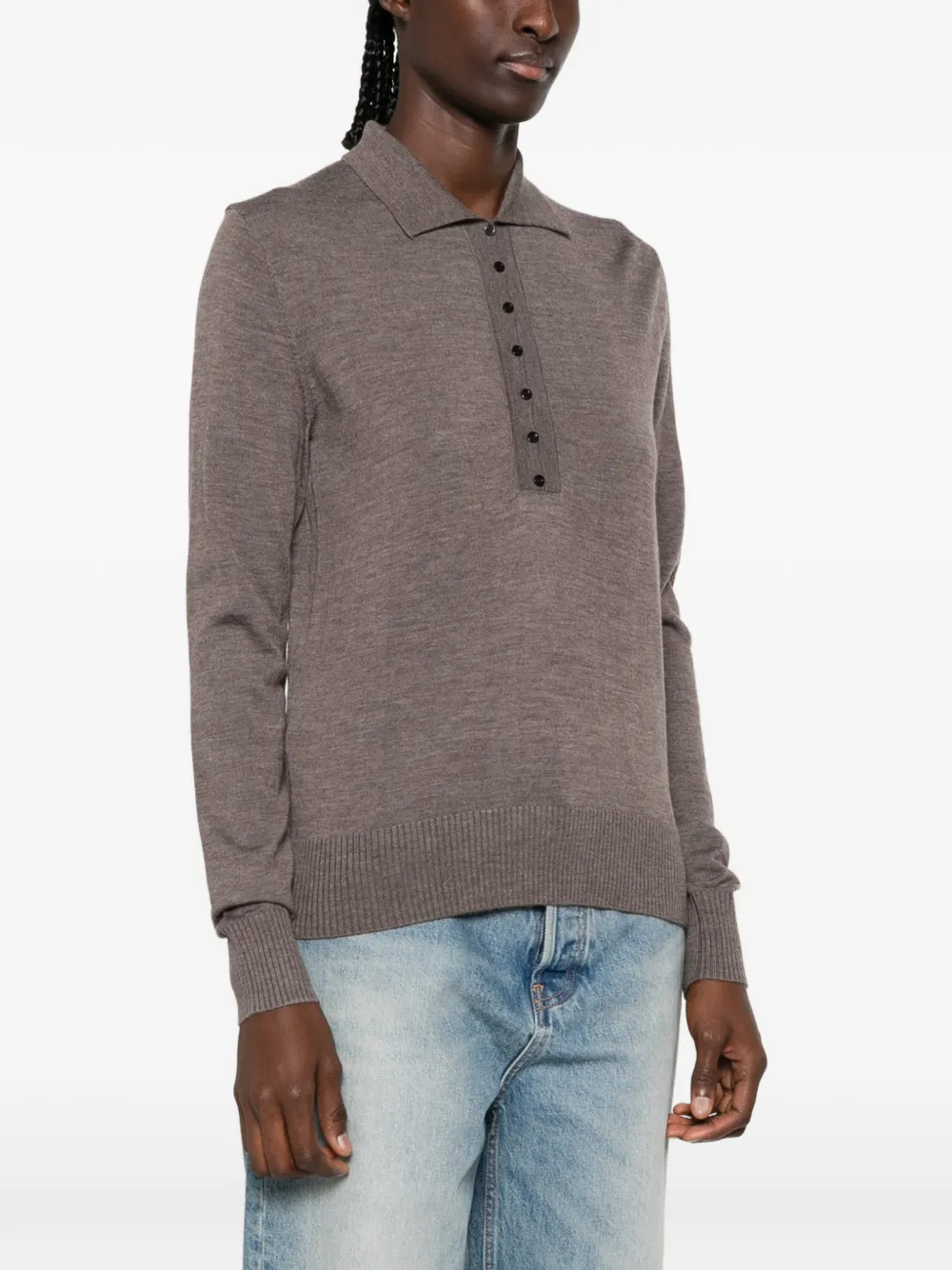 PINKO Vaduz wollen polotop Grijs