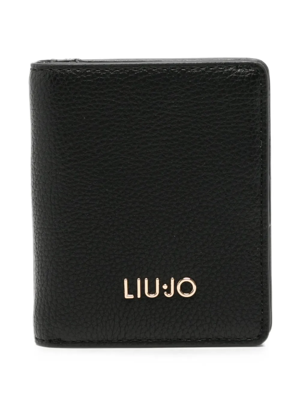 LIU JO logo-plaque wallet - Schwarz