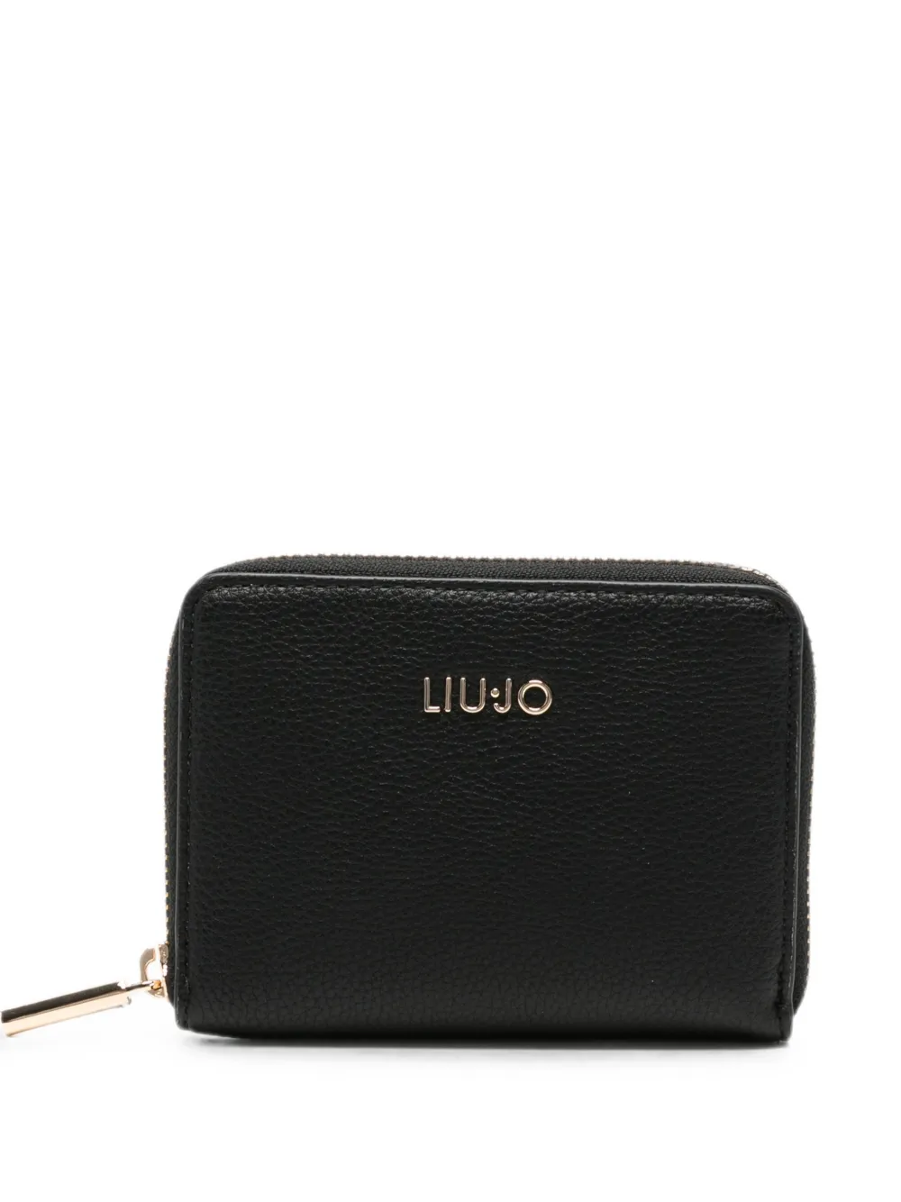 LIU JO logo-plaque wallet - Schwarz