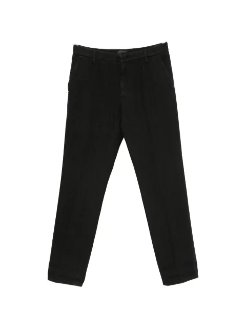 DONDUP logo-plaque straight-leg jeans