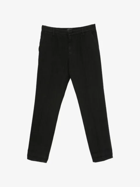 DONDUP logo-plaque straight-leg jeans