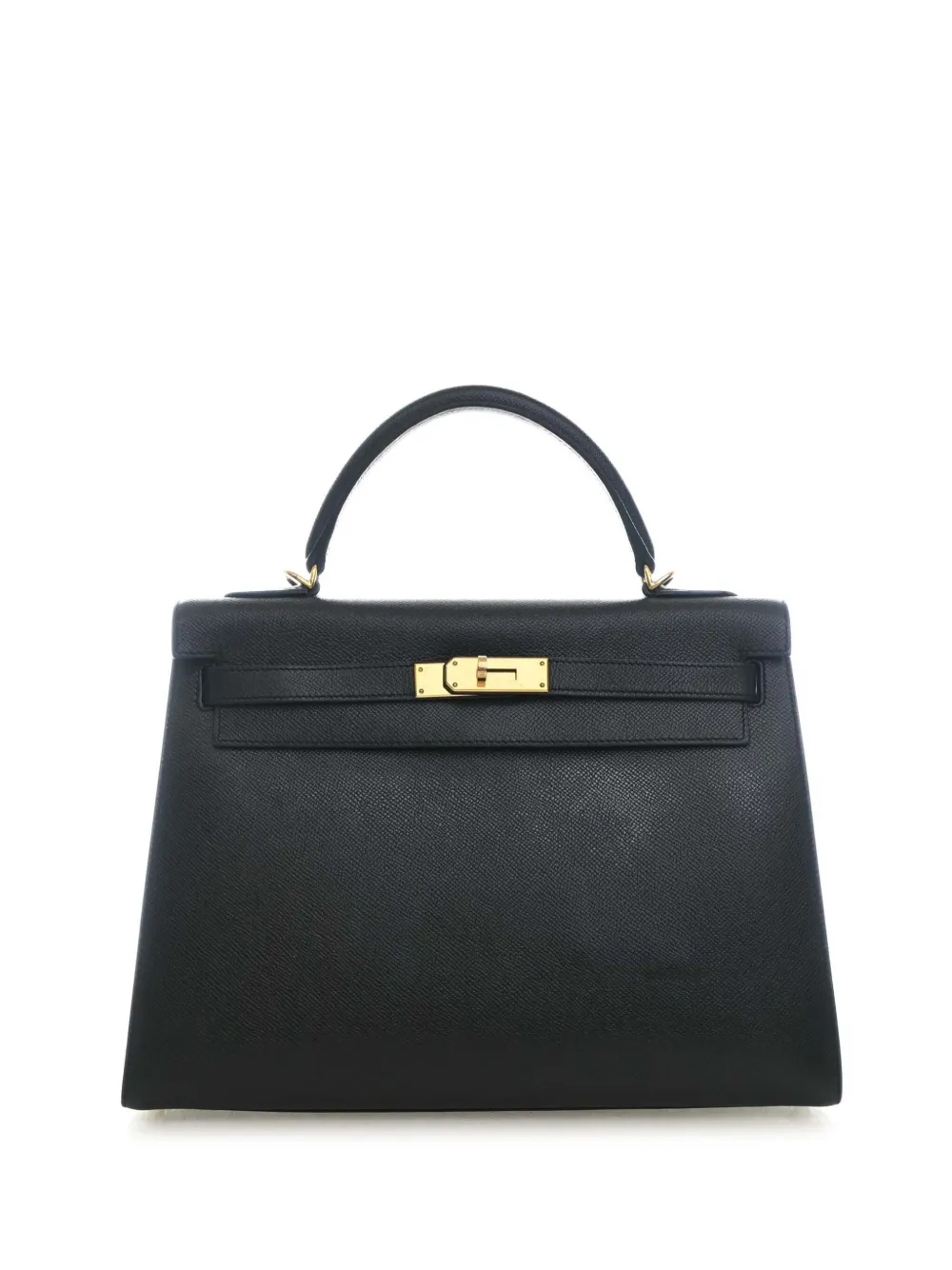 Hermès Pre-Owned Borsa a tracolla Kelly II Sellier 32 in pelle Epsom 2013 - Nero