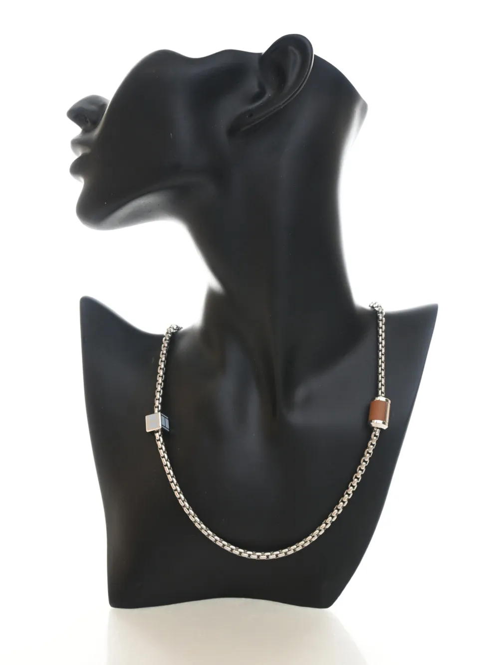 Hermès Pre-Owned Collana Costume intero Swift Meli Melo placcata palladio 2021-2026 - Argento