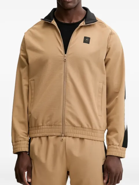 Ea7 Emporio Armani chaqueta con parche del logo