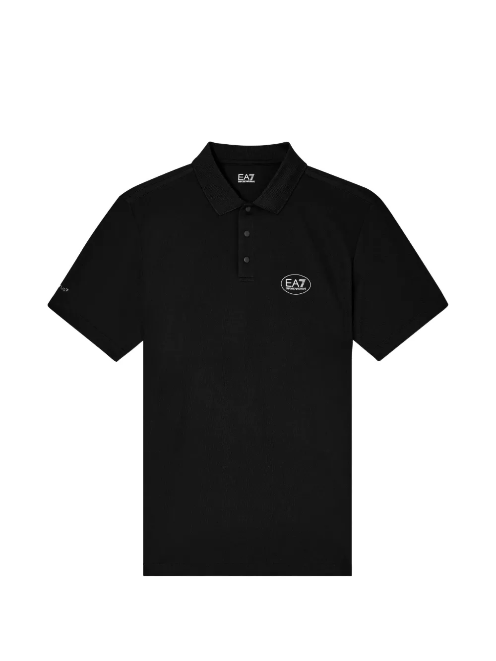 Ea7 Emporio Armani logo-print short-sleeve polo shirt - Nero