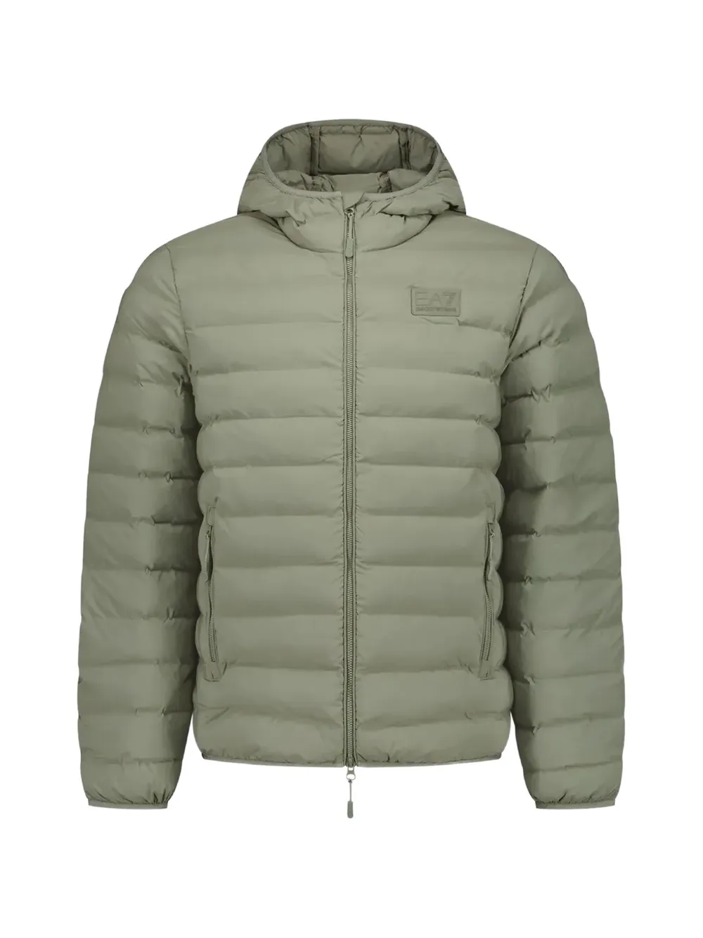 Ea7 Emporio Armani hooded quilted jacket - Grün