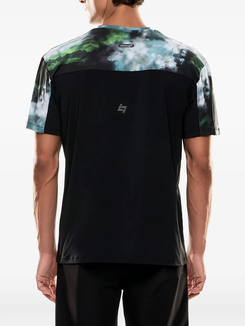 Ea7 Emporio Armani T-shirt met logoprint Zwart