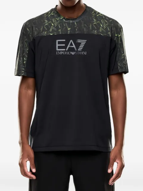 Ea7 Emporio Armani logo-print short-sleeve T-shirt