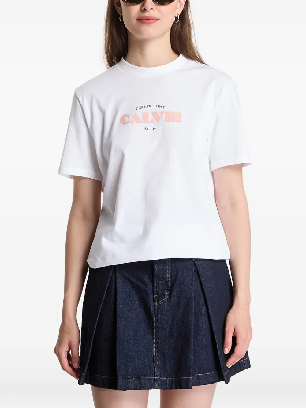 Calvin Klein Resort logo-print T-shirt - Bianco