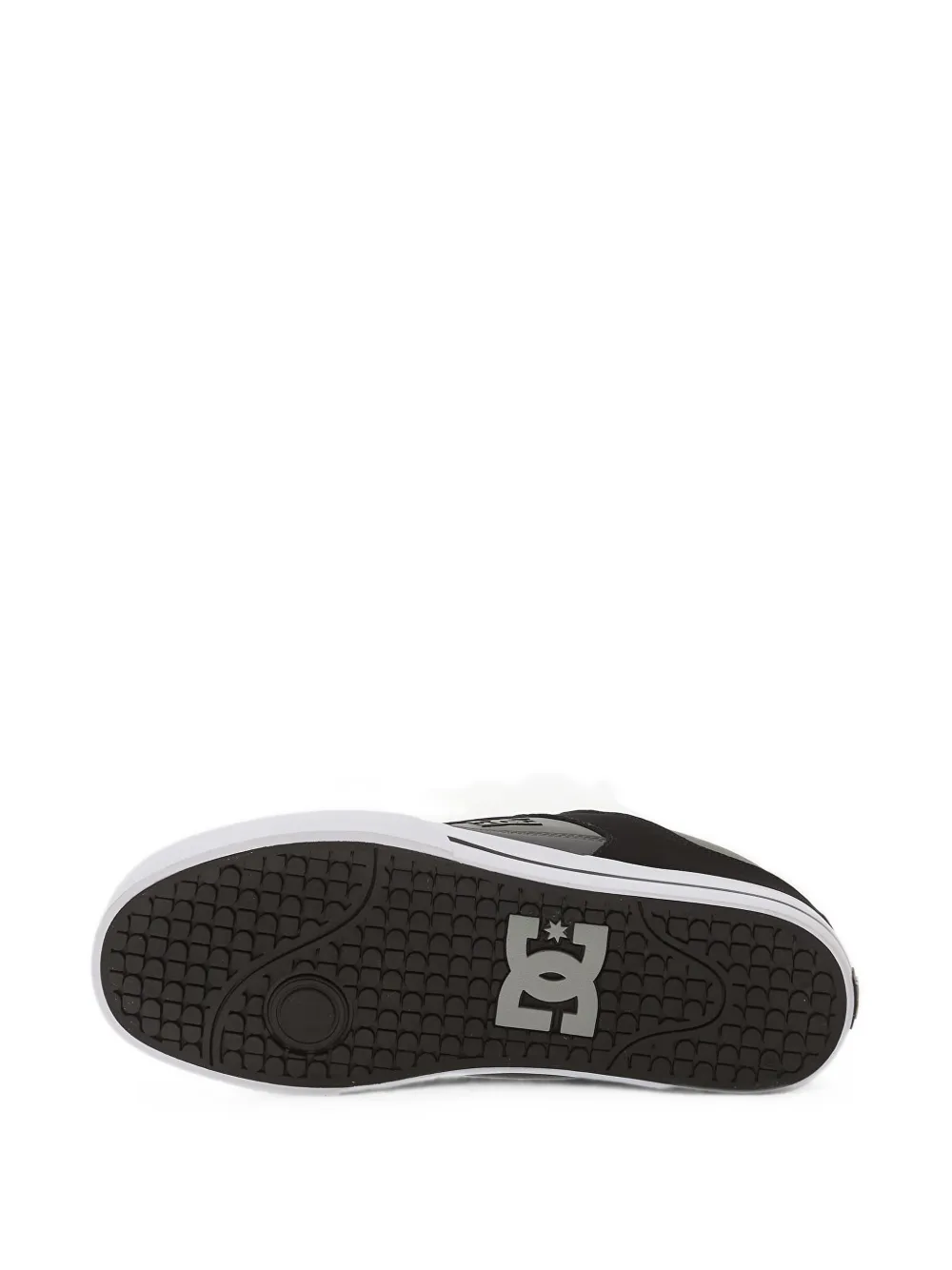DC Shoes Pure sneakers met logo-patch en vlakken Grijs