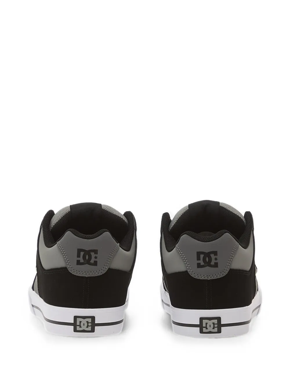 DC Shoes Pure sneakers met logo-patch en vlakken Grijs