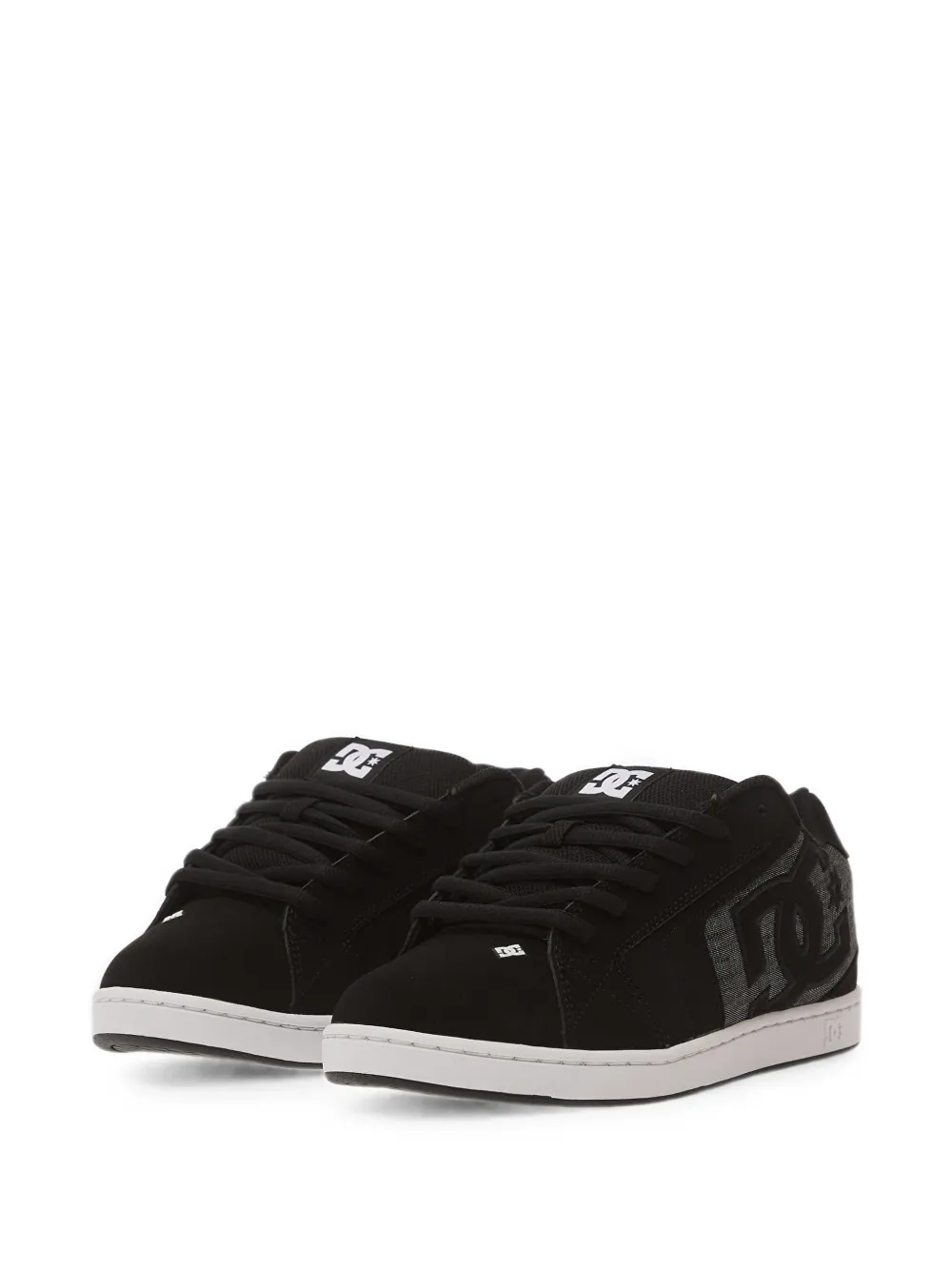DC Shoes Net sneakers met logo-patch en vlakken Zwart