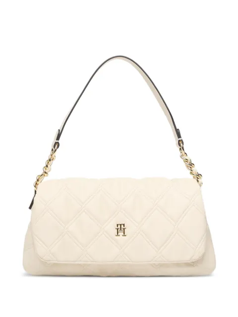 Tommy Hilfiger quilted-finish logo-plaque shoulder bag