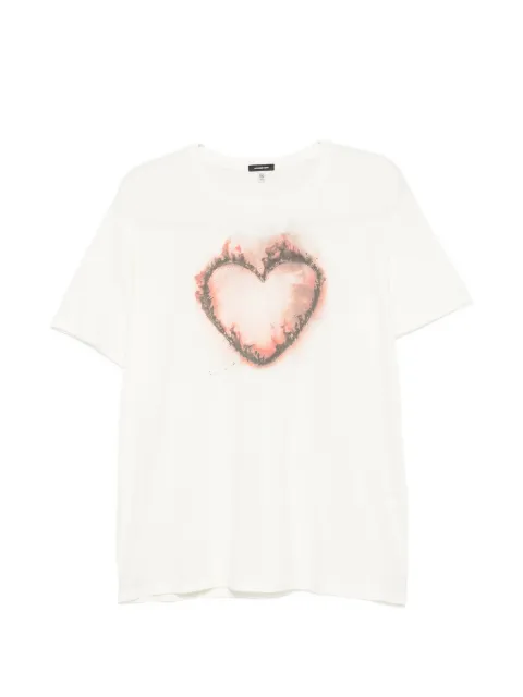 R13 heart-print T-shirt