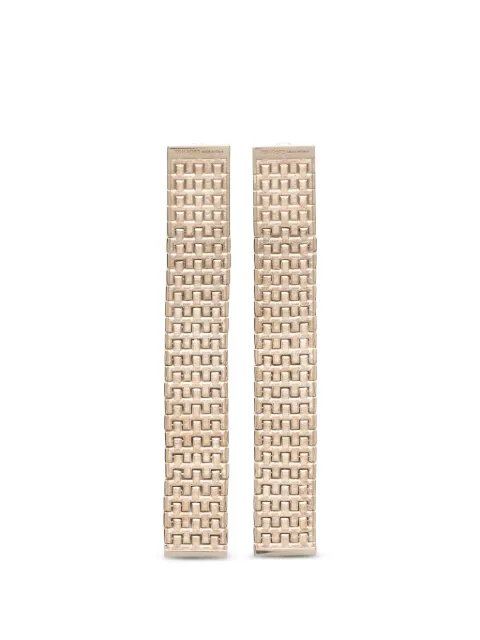 TOM FORD mesh-detail drop earrings