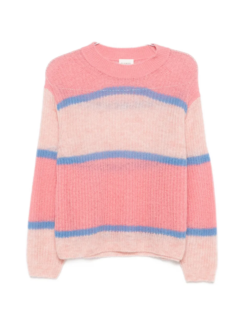 Closed striped sweater - Rosa