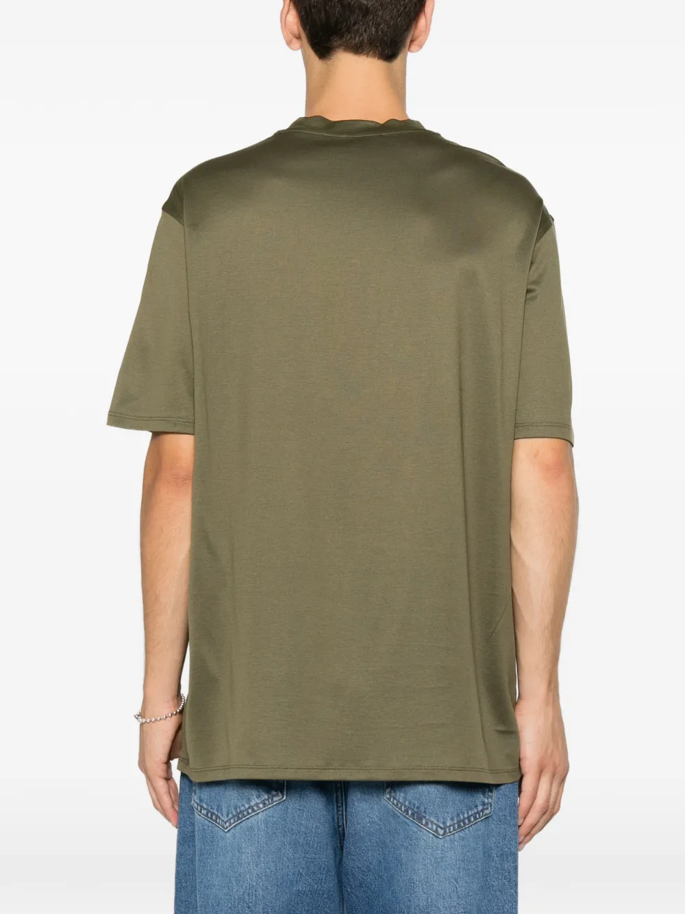 Emporio Armani T-shirt met logoprint Groen