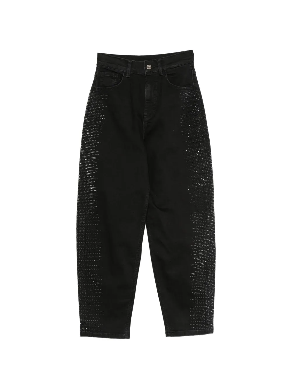 LIU JO rhinestone-embellished jeans - Nero