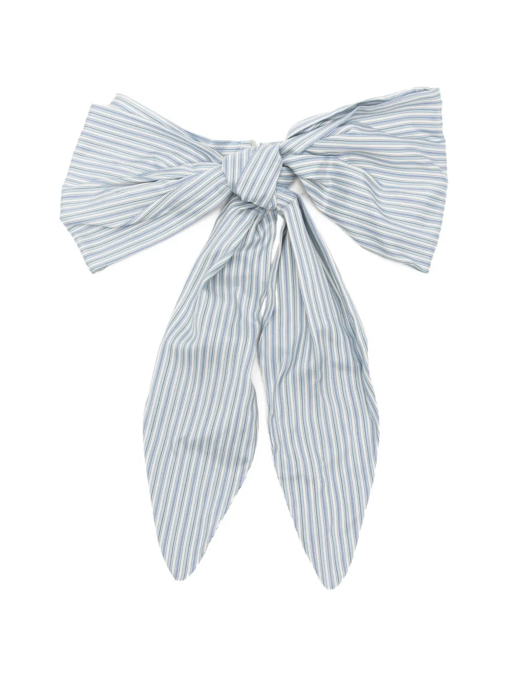 Ermanno Scervino striped silk bow tie - Blu