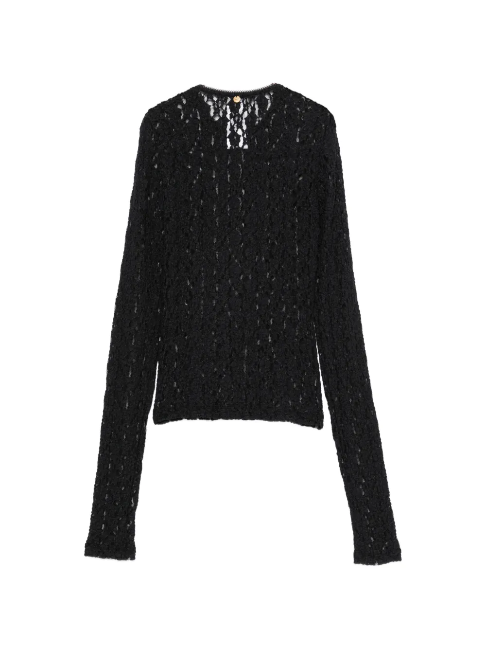 LIU JO T-shirt met kant Zwart